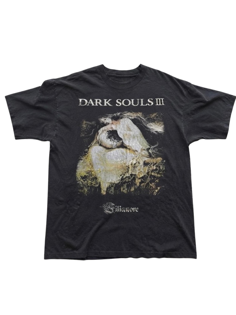 Dark Souls III Black Graphic Tee - SIIlacore Design